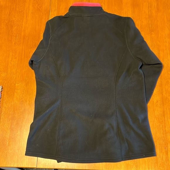 The North Face 1/4 Zip Black Fleece Pullover Size L - Picture 3 of 6